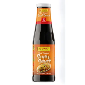 Finest Hot Pepper Soya Sauce 12 x 11.5oz