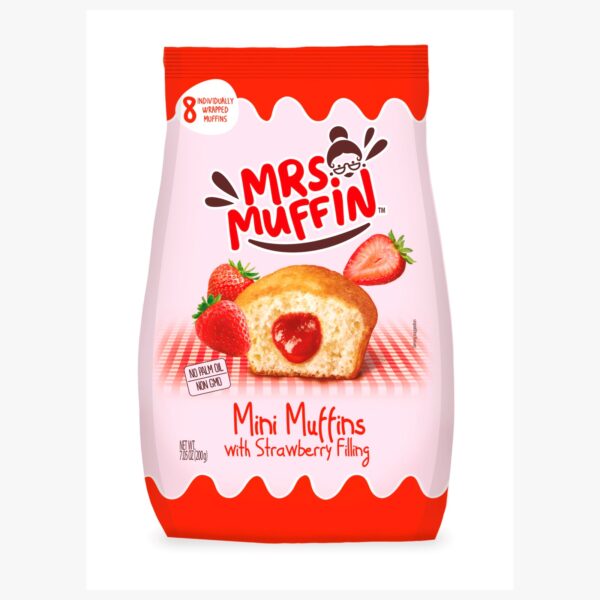 Miss Muffin Strawberry Muffins 12/7.5oz