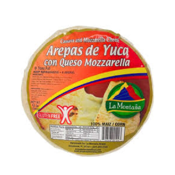LM White Corn, Cassava & Cheese Arepas 4/12oz