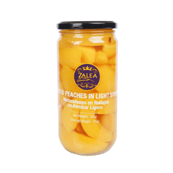 Zalea Sliced Peaches 12/24oz